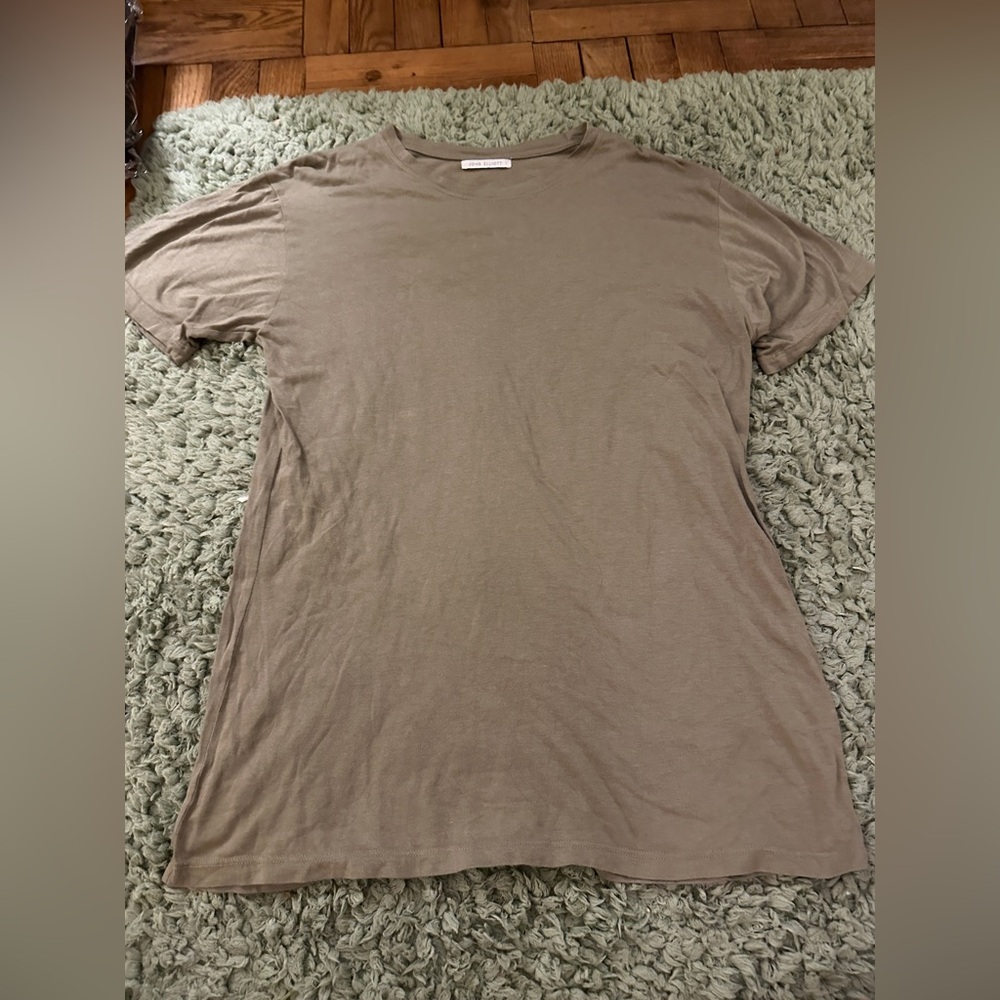 John Elliott Khaki Green T-shirt Size 3 - Picture 3 of 6